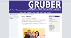 Desktop Screenshot of gasthofgruber.at